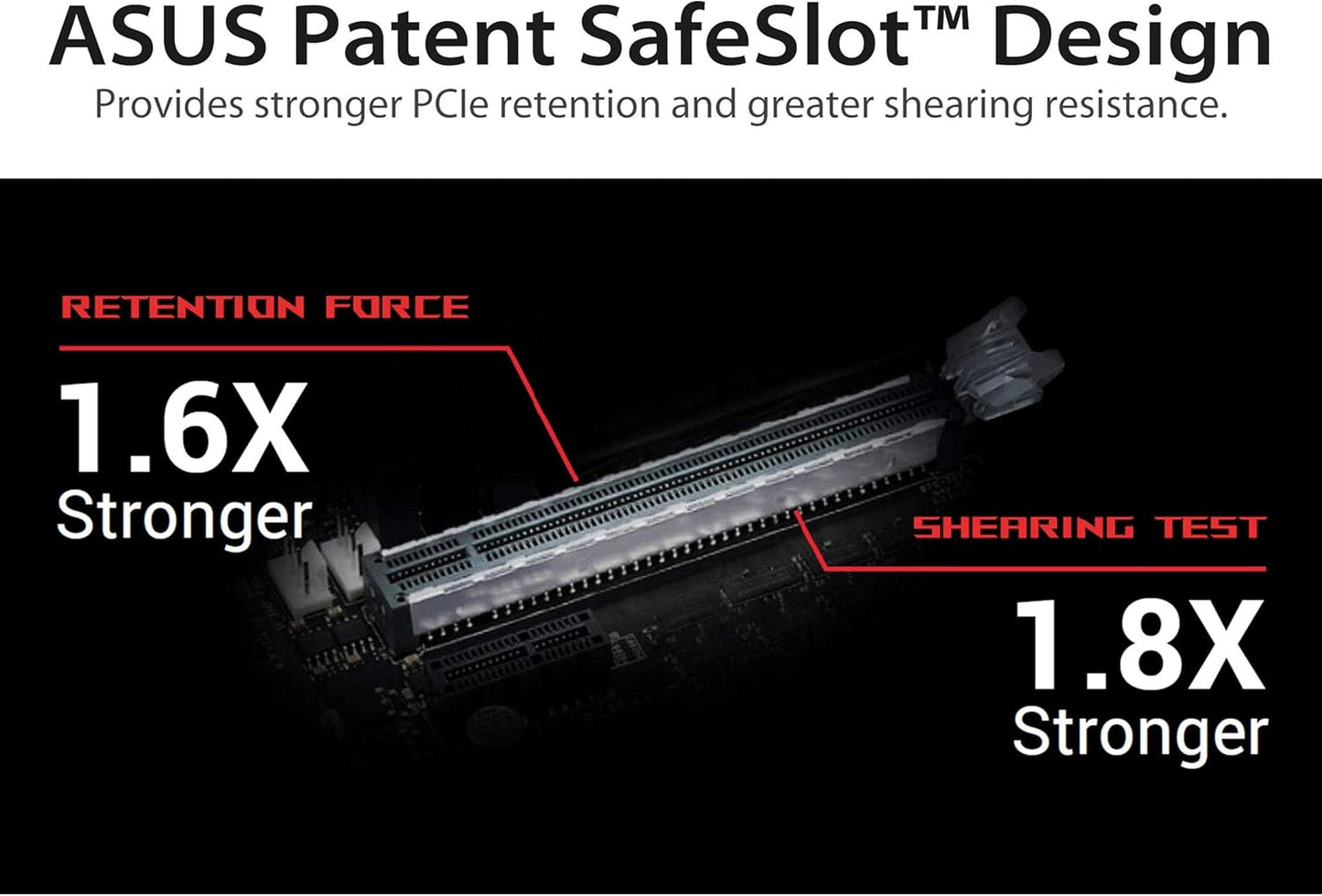 ROG STRIX Riser Cable PCI-E 3.0 X16 High Speed Flexible Extender Card Extension Port, 90 Degree Adapter (240 Mm)