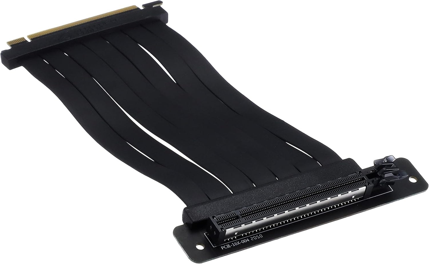 ROG STRIX Riser Cable PCI-E 3.0 X16 High Speed Flexible Extender Card Extension Port, 90 Degree Adapter (240 Mm)