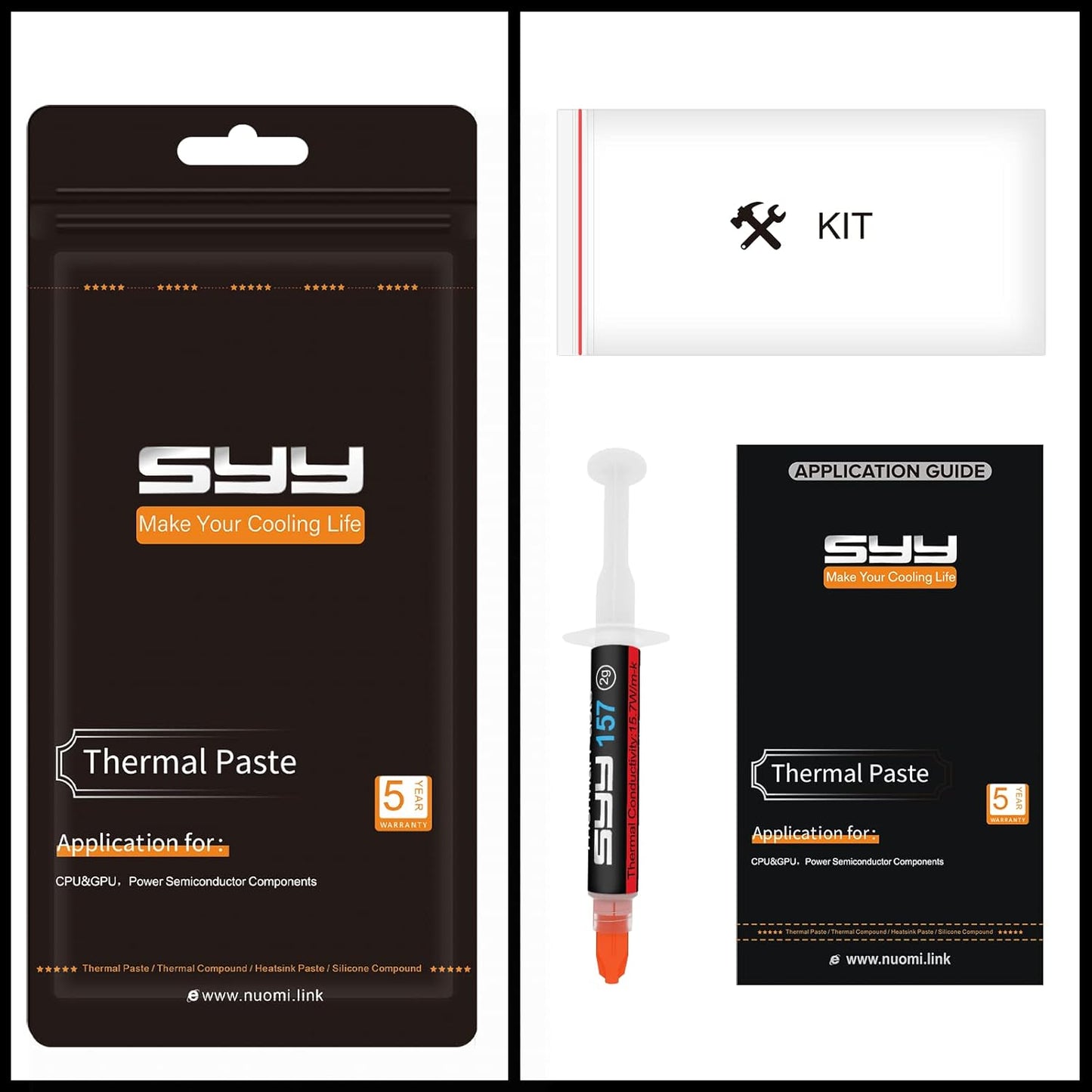 Thermal Paste, 2 Grams CPU Paste Thermal