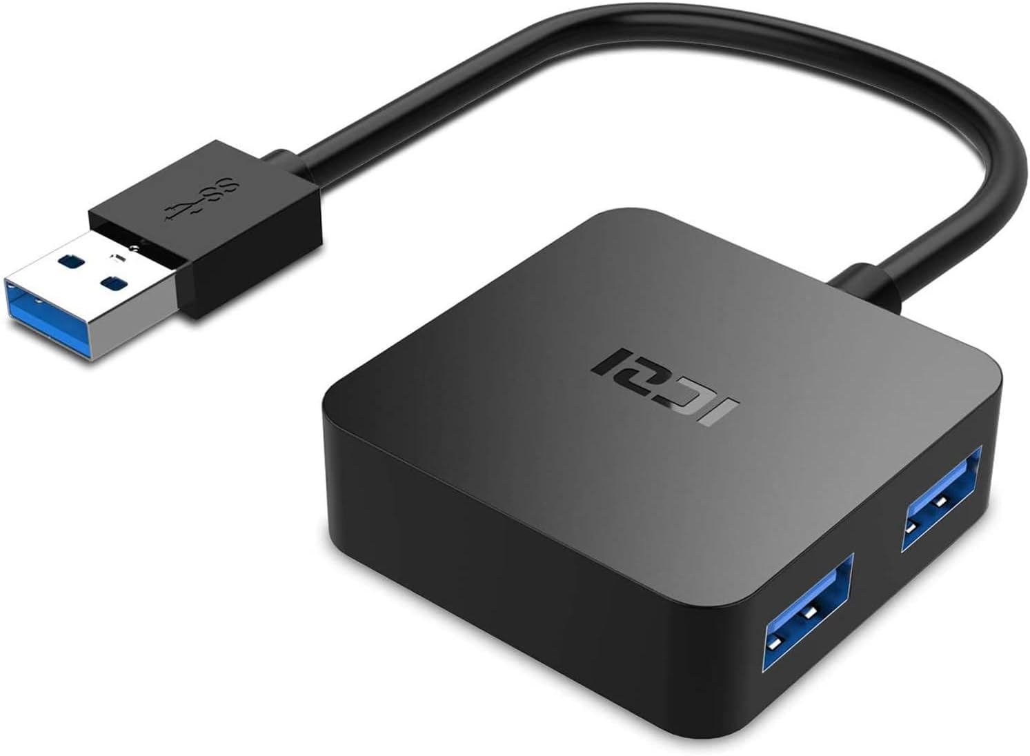 USB 3.0 Hub, 4-Port Date USB Splitter Adapter for Macbook, Mac Pro/Mini, Imac, Surface Pro, XPS, Laptop, Flash Drives, Mobile HDD